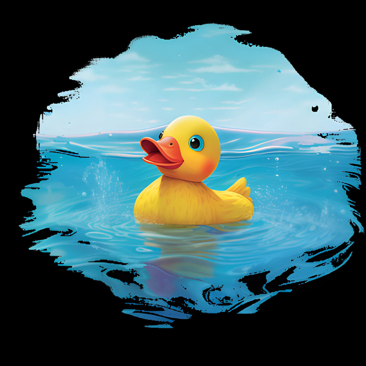 rubber duckie tshirt Duck shirts Cruising ducks Rubber duck floating tee Vacation tshirt Cruise clothing  AI graphic art tees graphic tee