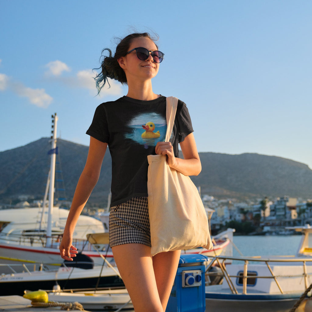 rubber duckie tshirt Duck shirts Cruising ducks Rubber duck floating tee Vacation tshirt Cruise clothing  AI graphic art tees graphic tee