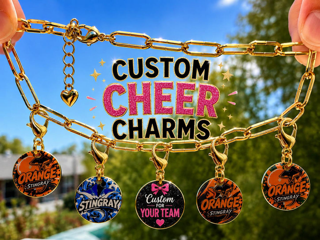 Cheer Custom Charms Bracelet Team Swag Gift