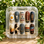 Country Concert Nails, Western Press On Nails, Cowgirl Nails, Rodeo Nails, Nashville Nails, Cowboy Boot Nails, Country Music Festival Nails