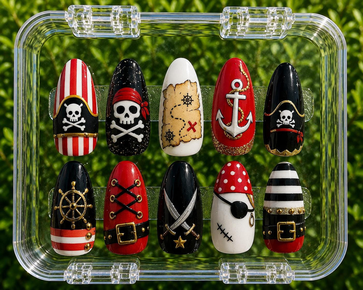 Custom Halloween Costume Nails, Personalized Press On Nails, Halloween Nail Set, Costume Matching Nails, Custom Halloween Press Ons